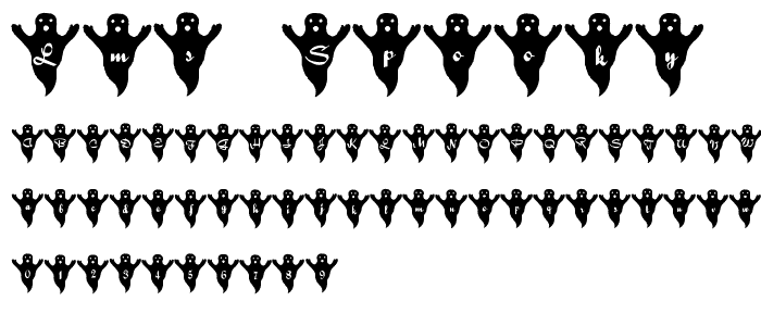 LMS Spooky Speller font